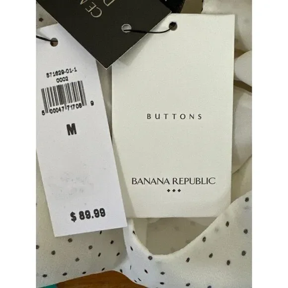 Banana Republic Dress Women's Medium Chiffon Sheer Foemal NWT - Picture 10 of 11